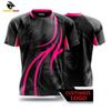 Men's Breathable and Comfortable T-shirt with Striped Printed Pattern Outdoor Casual Sports Top