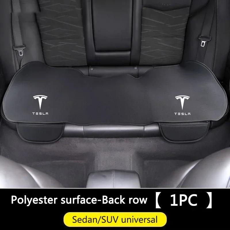 Car Sticker 2025 New Tesla Car Universal  Seat Cushion Non-Slip Cover Velvet Plush Protector Pad For Tesla Model 3 Model S X Y R