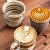 Ceramic Coffee Cup American Retro Latte Latte Flower Cup Household Water Cup Mug