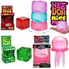 Juguete de Peluche Nee Doh Medusa Cubo de Moda, Juguete Blando de Gelatina para Apretar Alivio del Estrés, NeeDoh Sensorial para Niños y Adultos