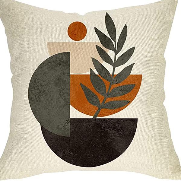 Popular Simple Abstract Geometric Pillow Case Nordic Morandi Home Sofa Car Cushion Cover
