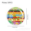 Mexican Party Supplies Carnival Carnival Independent Paper Plates Paper Cups Tissue Tablecloths Atmosphere Decorative Supplies
