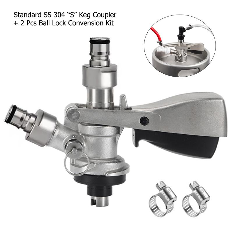 100% Stainless Steel  S  Type Keg