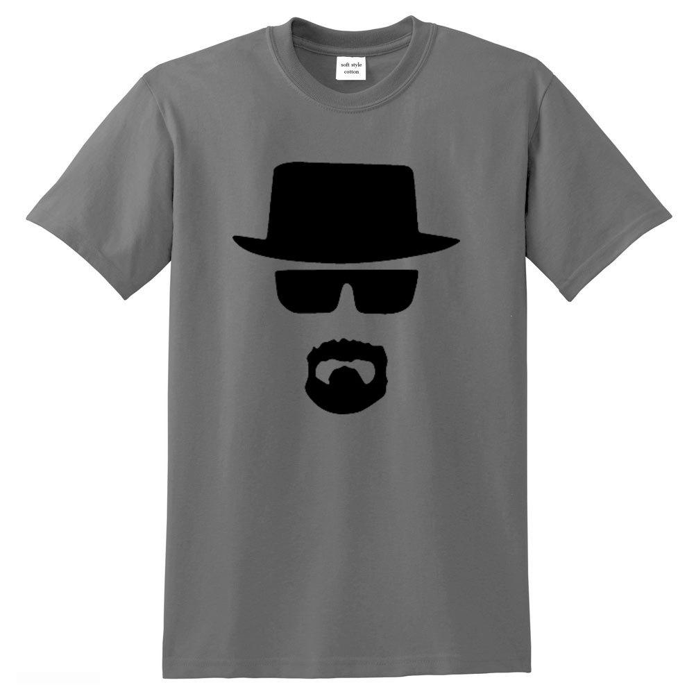 Breaking Bad Top Quality Street Wear 100% Cotton Pine Heisenberg Printed T-shirt Summer Men's T-shirt Cool Man T-shirt