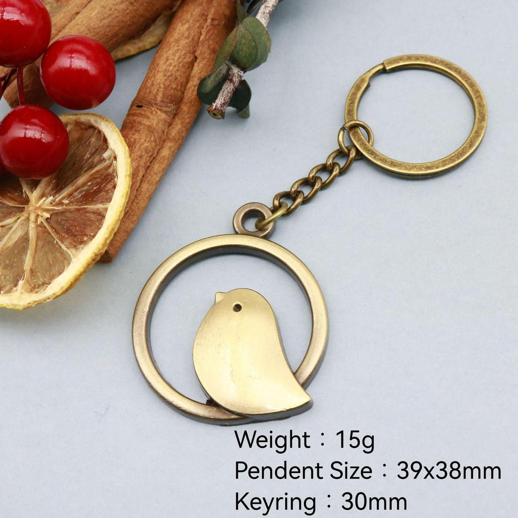 Hot-Selling Round Bird Knot Pendant Keychain Jewelry