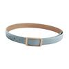 [One Limitation] Pin Belt, Formal, Simple, Gold Buckle, Synthetic Leather, Men's & Women's, BP094 (Sky Blue)