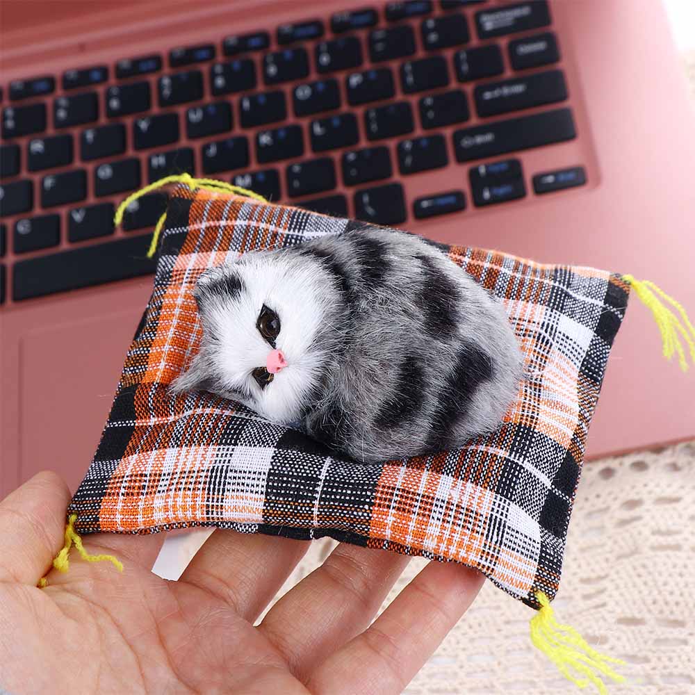Decoration Cloth Pad Plush Children Birthday Gift Plush Cats Fake Cats Simulation Cat Cat Ornaments