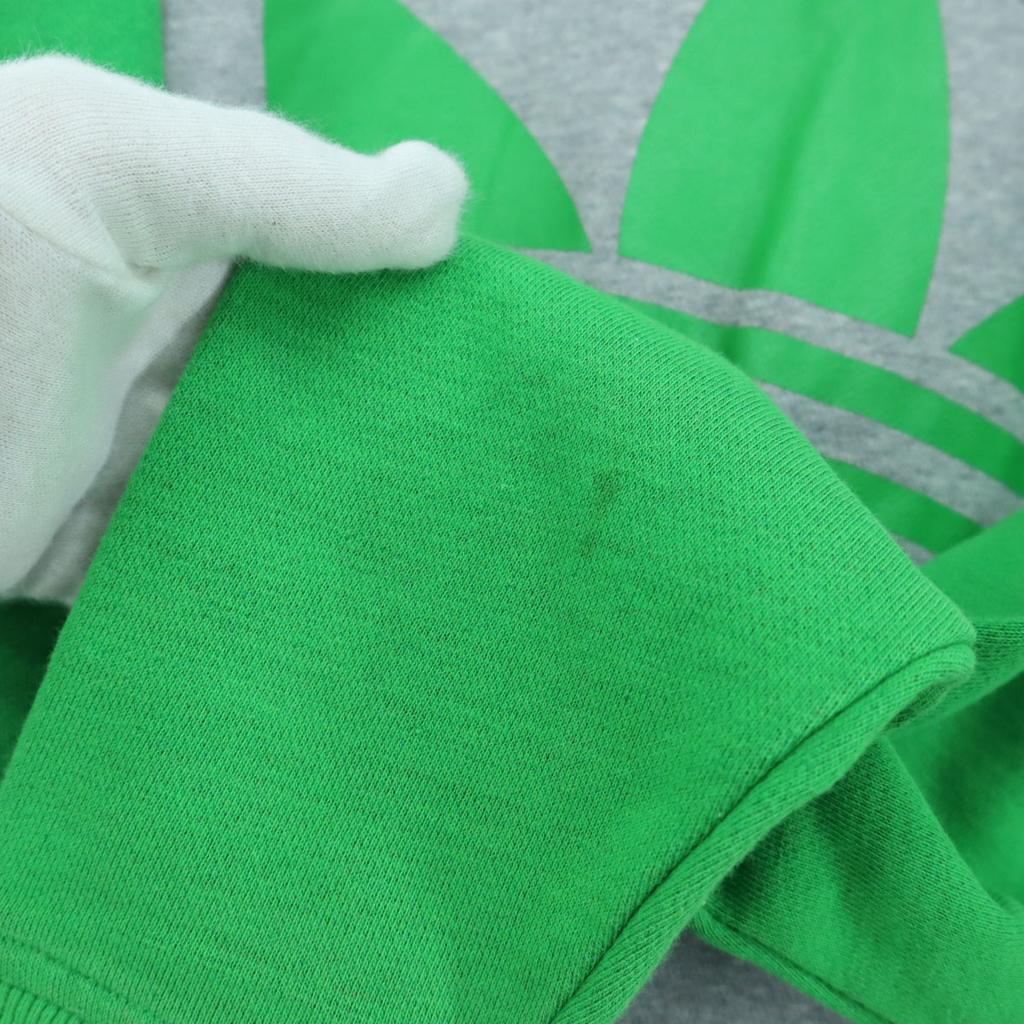 adidas Two-tone color Long sleeve trainer M green Men's Used