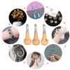 Wooden Comfort Shape Handle Pin Vises Gourd Lock Twist Drill Bits Jewelry Making Tool  Home Repairs