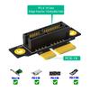 PCIE X1 Risers Card 90 Degree Adapters Card PCIE Extenders Extension Card for 1U/2U Small Computer Server Case