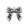 Pendants Bow With Crown Charms For Princess Themed Jewelry Making Alloy