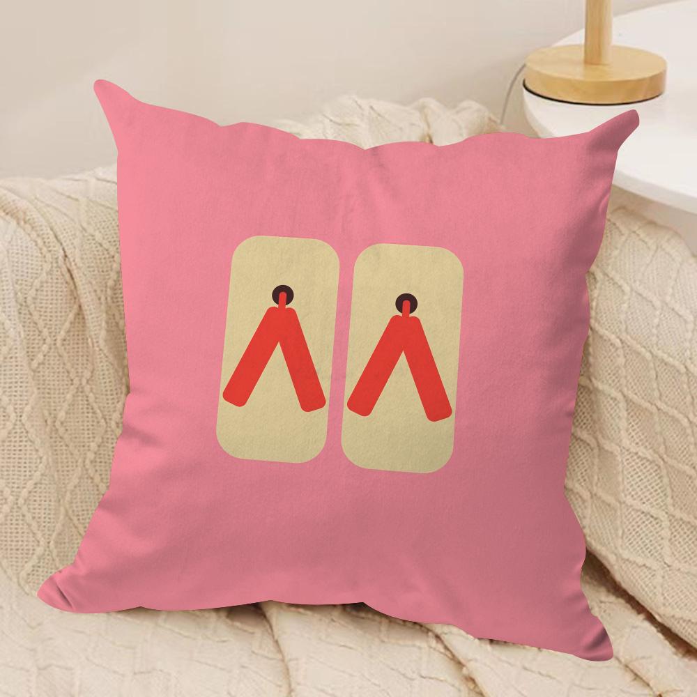 Anime Japan Day Cushion Cover Short plush Doublesided Print Square Throw Pillow Covers Sofa Home Cushion Decor