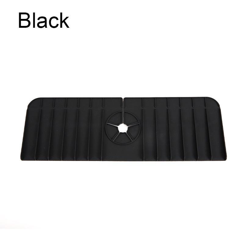 Silicone Faucet Sink Draining Mat Splashproof Waterproof Kitchen Bathroom Washbasin Base Protector Durable NonSlip Heat Resistant