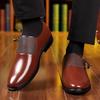 Mode Nouveaux Mocassins Noirs Marron Chaussures Décontractées en Cuir Verni Pointu pour Homme Robe de Mariage Bal de Retour aux Sources Chaussures Zapatos Hombre