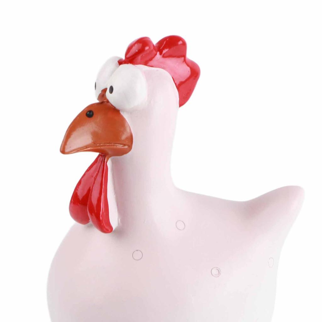 Garden Decoration Ceramic Chicken Hilde Decoration Animal Figurine Ornament for Home Decorative