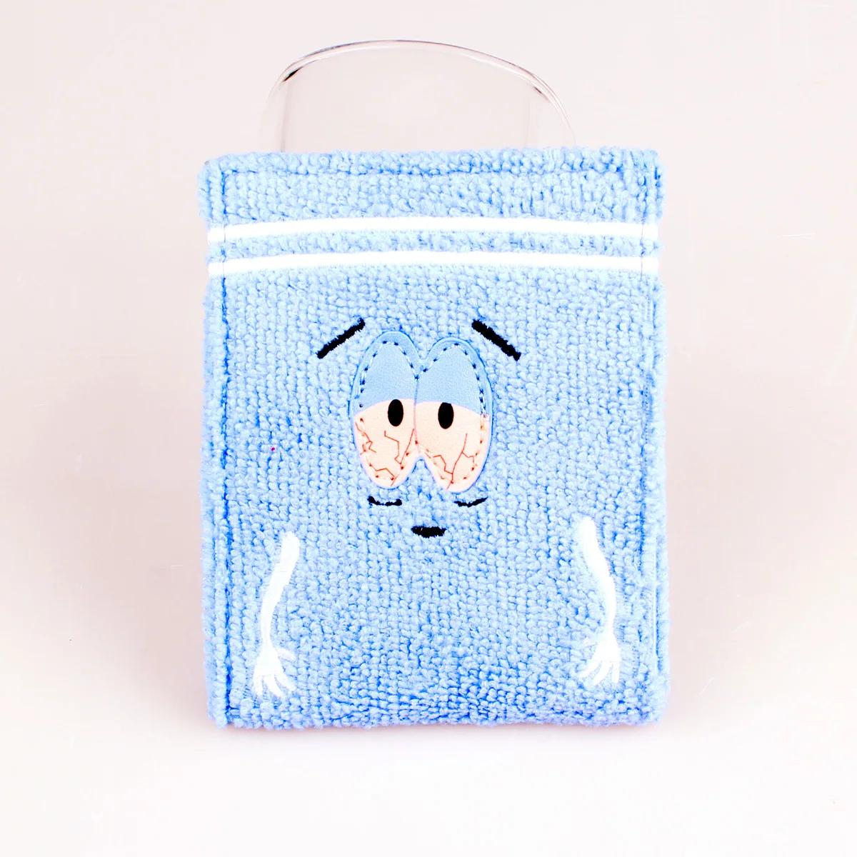 Полотенчатая ткань, вышитый аниме модный кошелек, дизайнерский персонализированный держатель для ID-карты