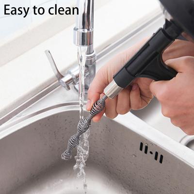 3/7M Manual Pipeline Dredging Sewer Cleaning Auger Sink Clog Remover Drain Pipe Blockage Plumbing Tools Bathroom Cleaning Tools