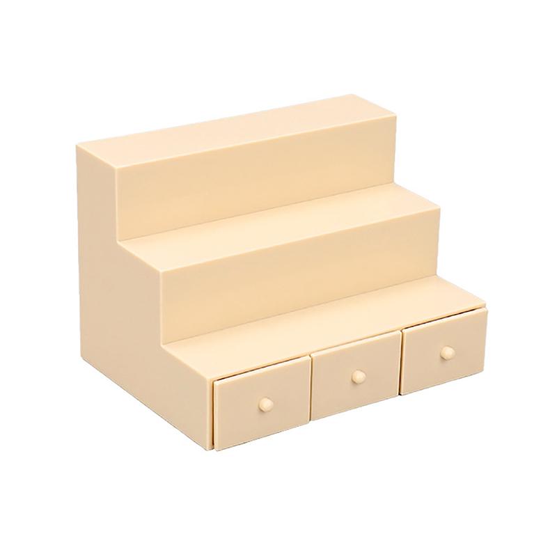 Dollhouse Bookshelf Storage Cabinet Miniature Closet Book Table Shelf Model Diy Toys