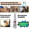 Yegbong Pet Insect Repellent Spray Flea Repellent Cat Dog In Vitro Lice Tick Stop Itch Spray