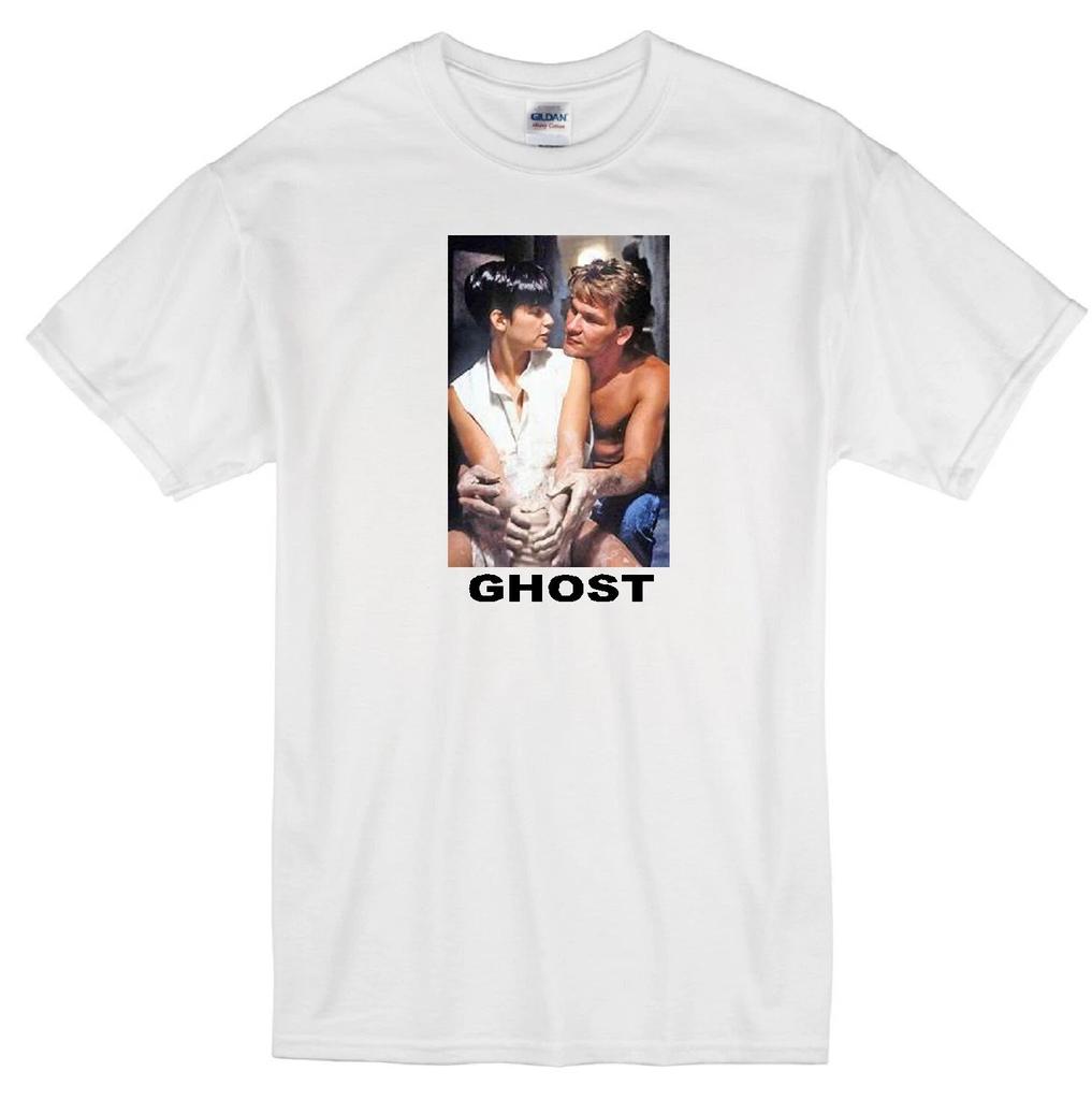 GHOST POTTERY SCENE PATRICK SWAYZE DEMI MOORE ROMANCE LOVE MOVIE WHITE T-shirt Tops Tees Unisex