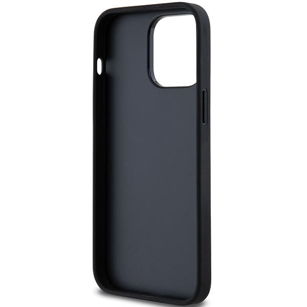 Dkny Dkhcp14Xprthslk Iphone 14 Pro Max6.7 Czarny/Black Hardcase Leather Mono Stripe & Metal Logo