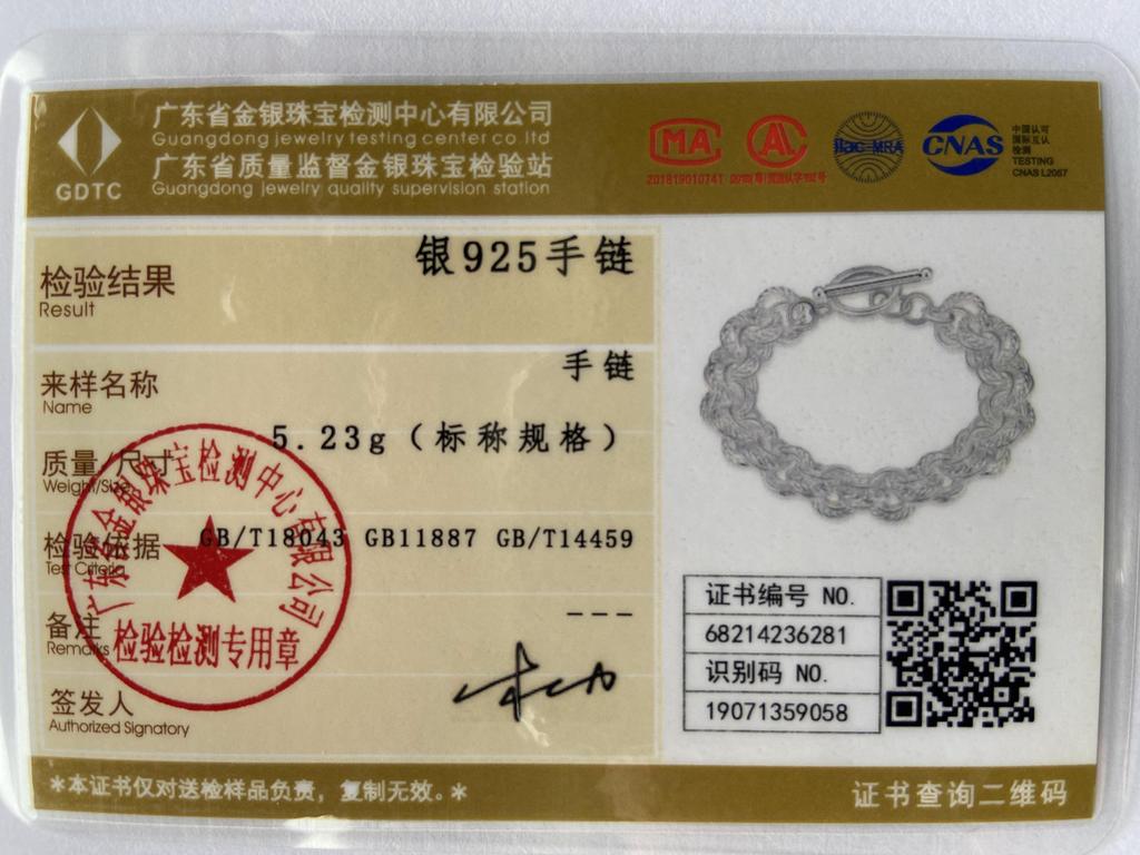 CHSHINE Charm Cercle en Argent Sterling 925 Joli Bracelet Pour Femmes Mode Bijoux de Haute Qualité