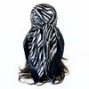90cm silk scarf zebra pattern women's new arrival bag headscarf shawl artificial silk satin printing square scarf