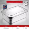 Extra Large Food-Grade Stainless Steel Sealed Food Container