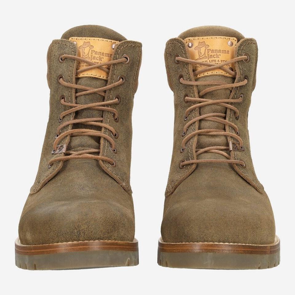 Коричневые сапоги на блочном каблуке от Panama Jack