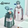 GIANXI 1000ml Spring Cap Large Capacity Vacuum Cup 316 Stainless Steel Coffee Cup Portable Outdoor Sports Water Bottle