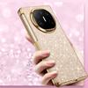 For Huawei Mate X6 Case Slim Shinny PU Leather Electroplating Phone Case Cover For Huawei Mate X5 X6