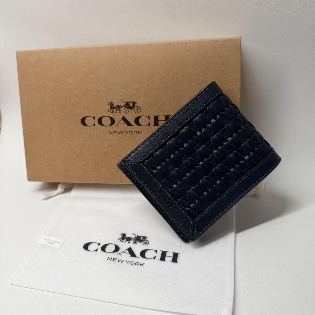 [Pre-Owned] 3 In 1 Wallet Woven Foldable With Pull-Out Card Holder Mini Wallet - New #RNH0XO