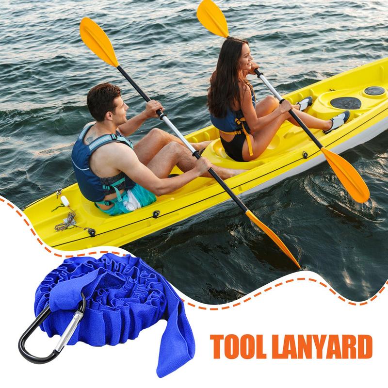 Stretchable Coiled Lanyard Coiled Lanyard Stretchable Strap Rope Fishing Accessories Lightweight Rod For Kayak And Paddles