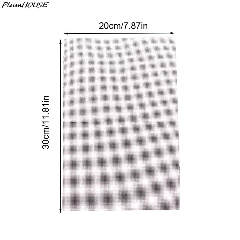5X Flower Pot Hole Mesh Pad 20x30cm Bonsai Pot Bottom Grid Mat Bottom Mat Prevent Soil Loss Breathable Drainage Bottom Mat