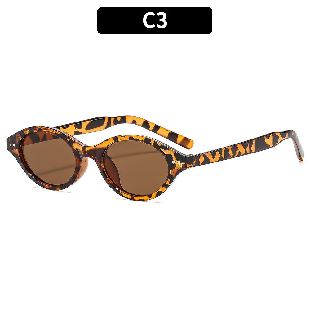 Women's sunglasses, men's and women's retro small-frame sunglasses.