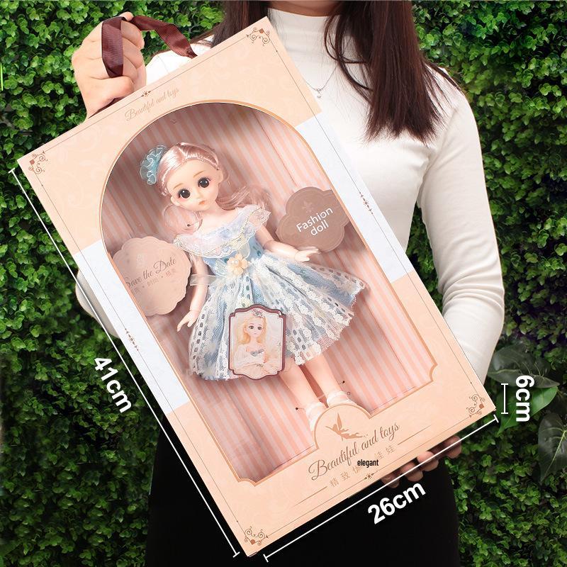 Princess Doll Gift Box Set: Dress-Up Barbie Doll Toys for Girls