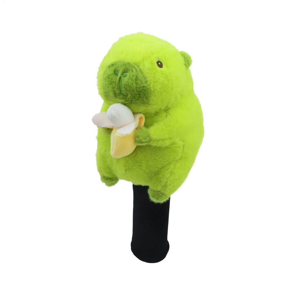 

1pcs Capybara Shape Golf Club Head Covers Plush Animal Capybara Golf Driver Headcover Putting Green Head Protective Case