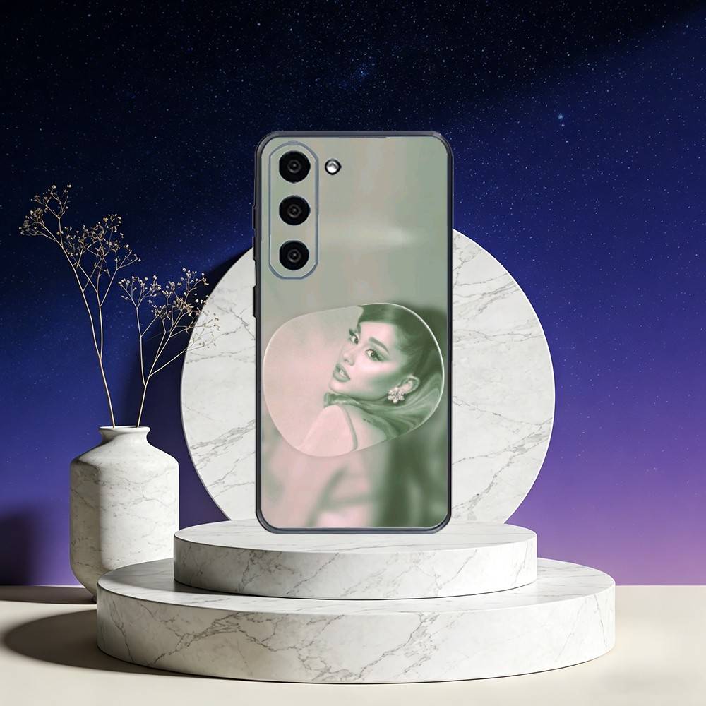 Ariana Grandes Phone Case For Samsung Galaxy A73,A72,A71,A70,A53,A52,A51,Others Soft Black Cover