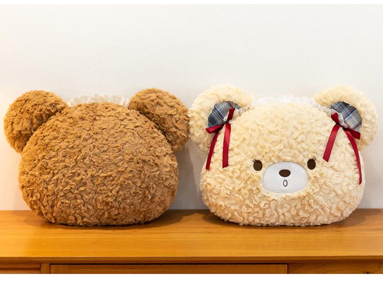 Plüsch-Schnupfenbär Kopfkissen: Kuschelkissen & Puppe für Kinder