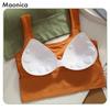 Women's Wide Shoulder Tank Tops Women's Seamless Sports Bra Yoga Bottoming Bra Wireless Underwear