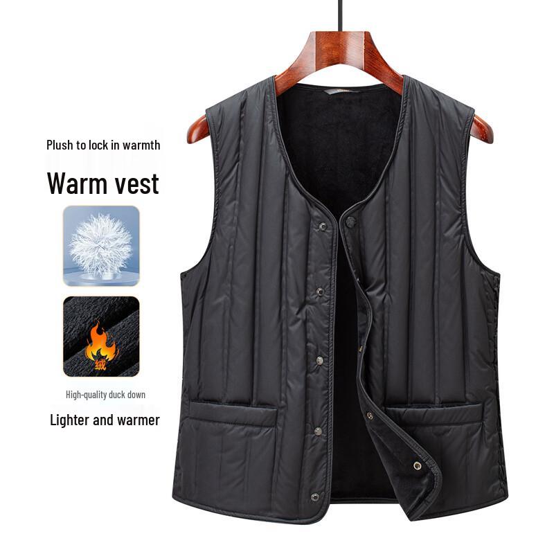 Xuezongfei Men s Casual Lightweight Down Vest 3XL