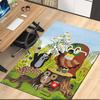 Krtek Printed Carpetrugfor Office Chair Living Room Bedroom Kitchen Room Decor Gifts