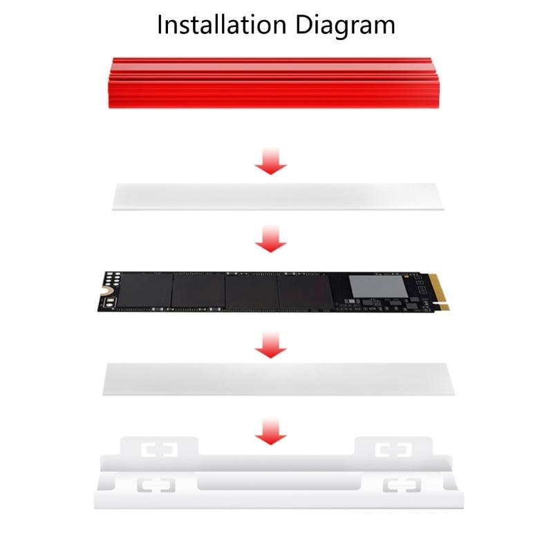 Universal Toolless M.2 NVMe Heatsink With Aluminum Construction and Silents Heat Dissipation