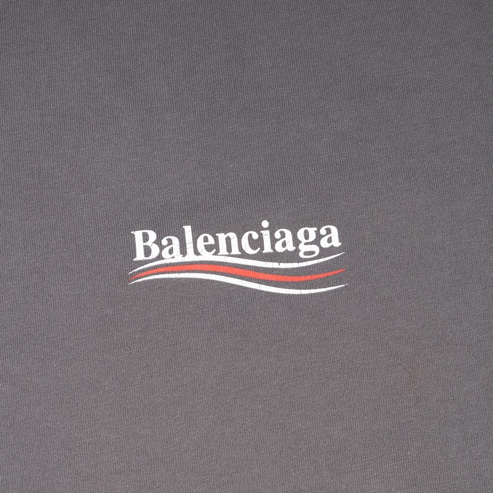 Balenciaga Political Campaign T-Shirt 'Grey' Men's 641675TNVG51227