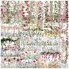 50Pcs/Set Floral Vine Border Botanical Greenery PET Stickers Waterproof DIY Fashion Decals Transparent Stickers
