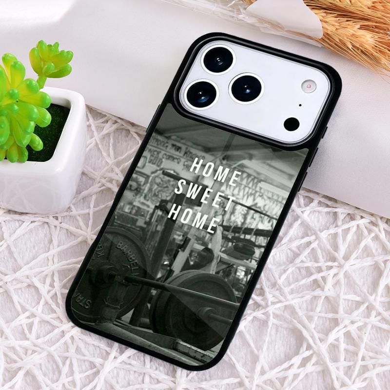 Motivational Gym Fitness Shockproof Phone Case for iPhone 17 Air 16e 15 11 12 14 13 Pro Max Cover Coque