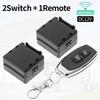 RF433MHz Remote Control Learning Code EV1527 Transmitter DC 12V 1CH 10A Relay Receiver Switch Car Gate Garage Door Opener Module