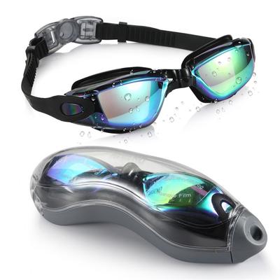 Occhiali da nuoto professionali da uomo e da donna, impermeabili, anti-appannamento, protezione UV, occhiali da nuoto per piscina, per adulti, regolabili