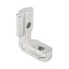 20Pcs Silver 4040 T Slot L Shape Corner Bracket With 40Pcs Screws For Aluminum Profiles With A Slot Size Of 6mm Hardware Tools