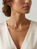 Creative Side Bowknot Necklace for Women Stainless Steel Rolo Chain Necklaces Collarbone Chain Simple Fashion Neck Jewelry Gift